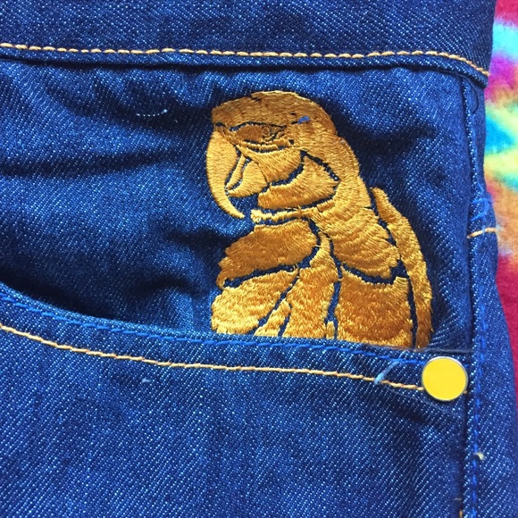 Bundle Coogi Parrot Embroidery Jeans+ Coogi Shirt